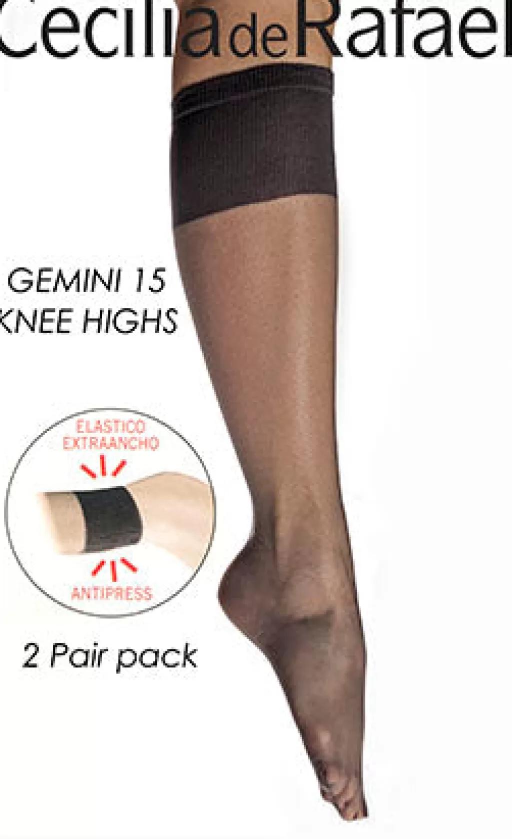 Cecilia de Rafael Gemini 15 Knee Highs<Women Knee Highs