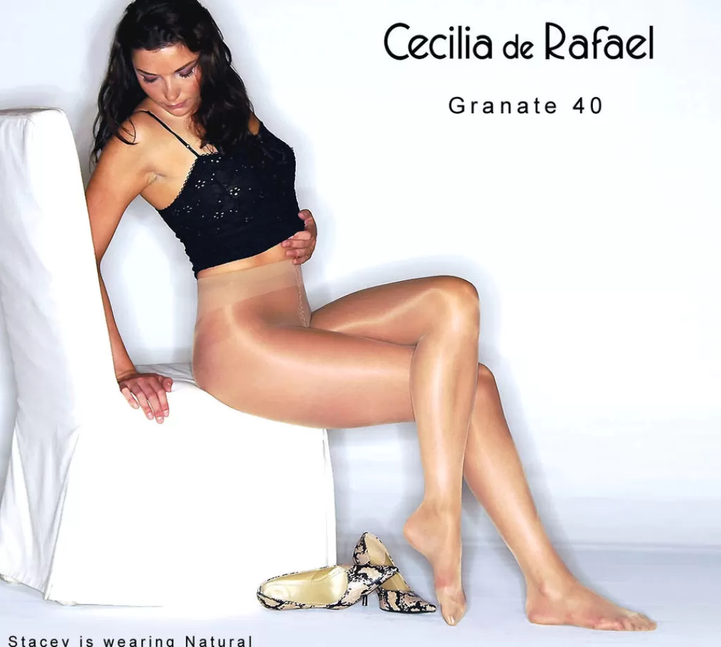 Cecilia de Rafael Granate 40 Pantyhose<Women Support Hosiery