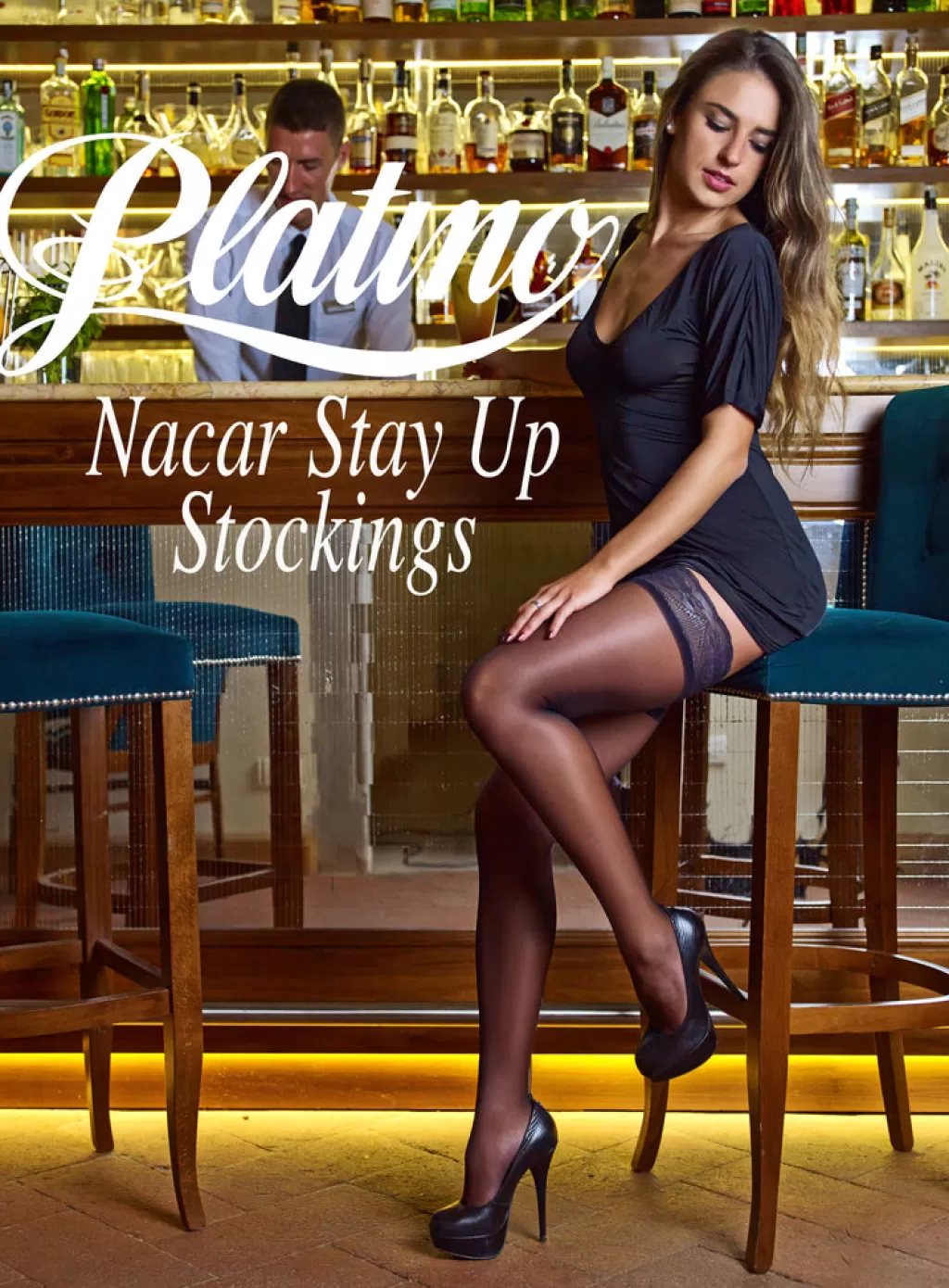 Platino Nacar 10 Stay Up Stocking<Women Stay Ups