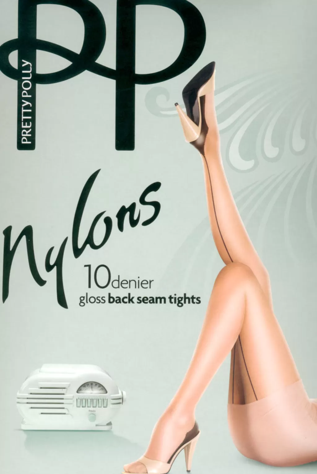 Pretty Polly Nylons Back Seamed Pantyhose<Women 5-12 Denier