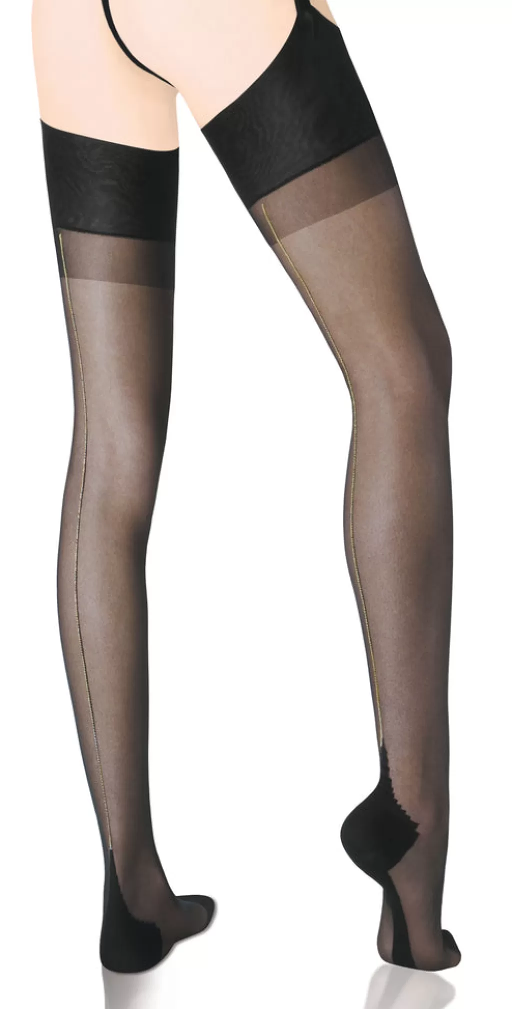 Cervin Seduction Courture Stocking-Lurex<Women Stockings