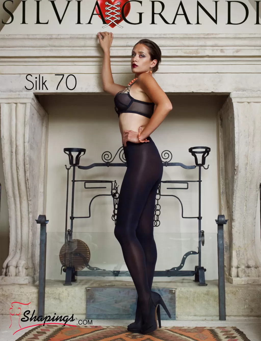 Silvia Grandi Silk 70 Tights<Women Opaque